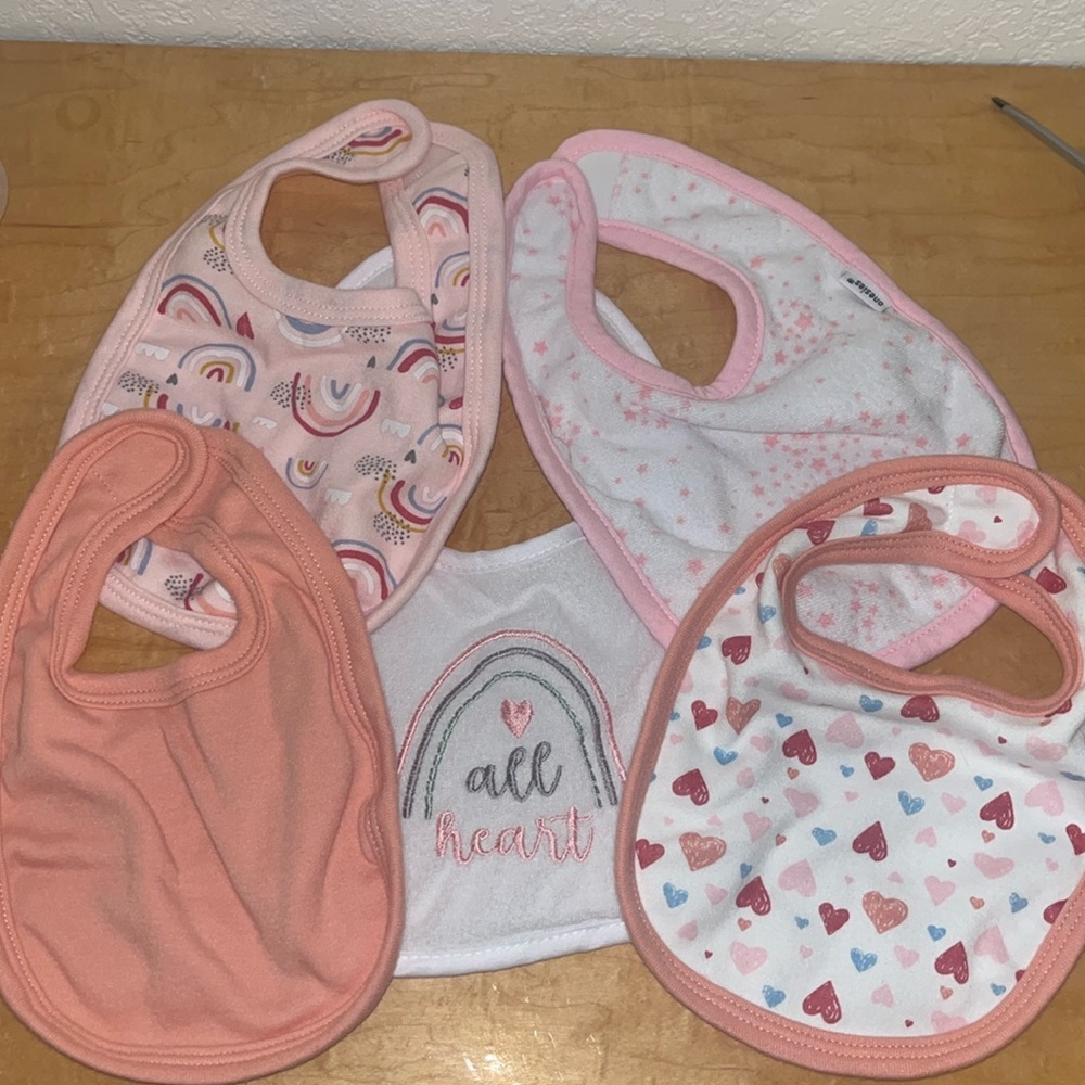 Baby Girl bibs!!!